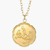 Zodiac Sign Necklace - Gold