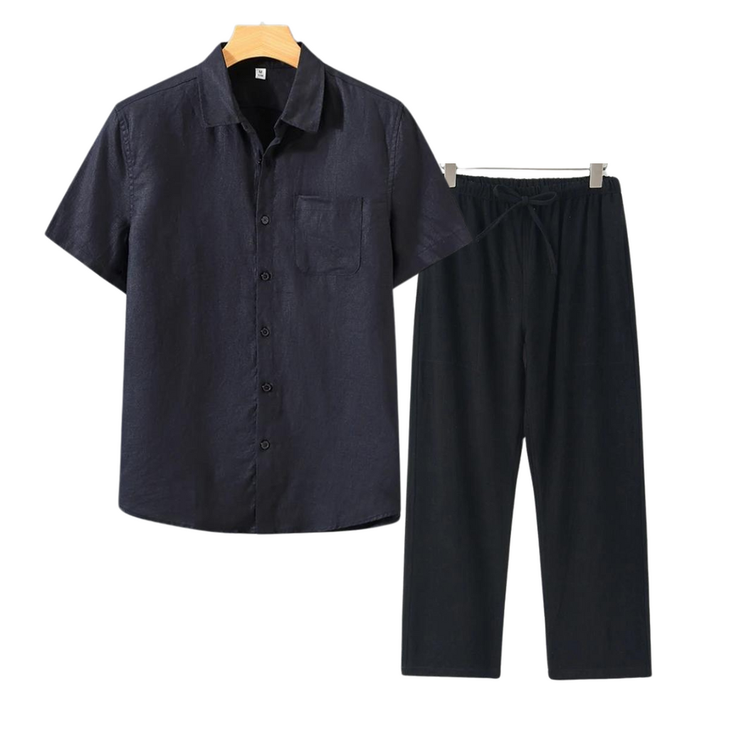 Outfit - Linho Manga Curta