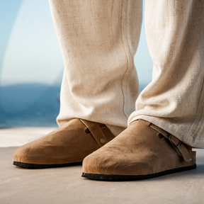 Old Money Suede Clogs