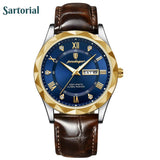 Dourado com Azul