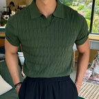 Camisa Polo Casual Tricô